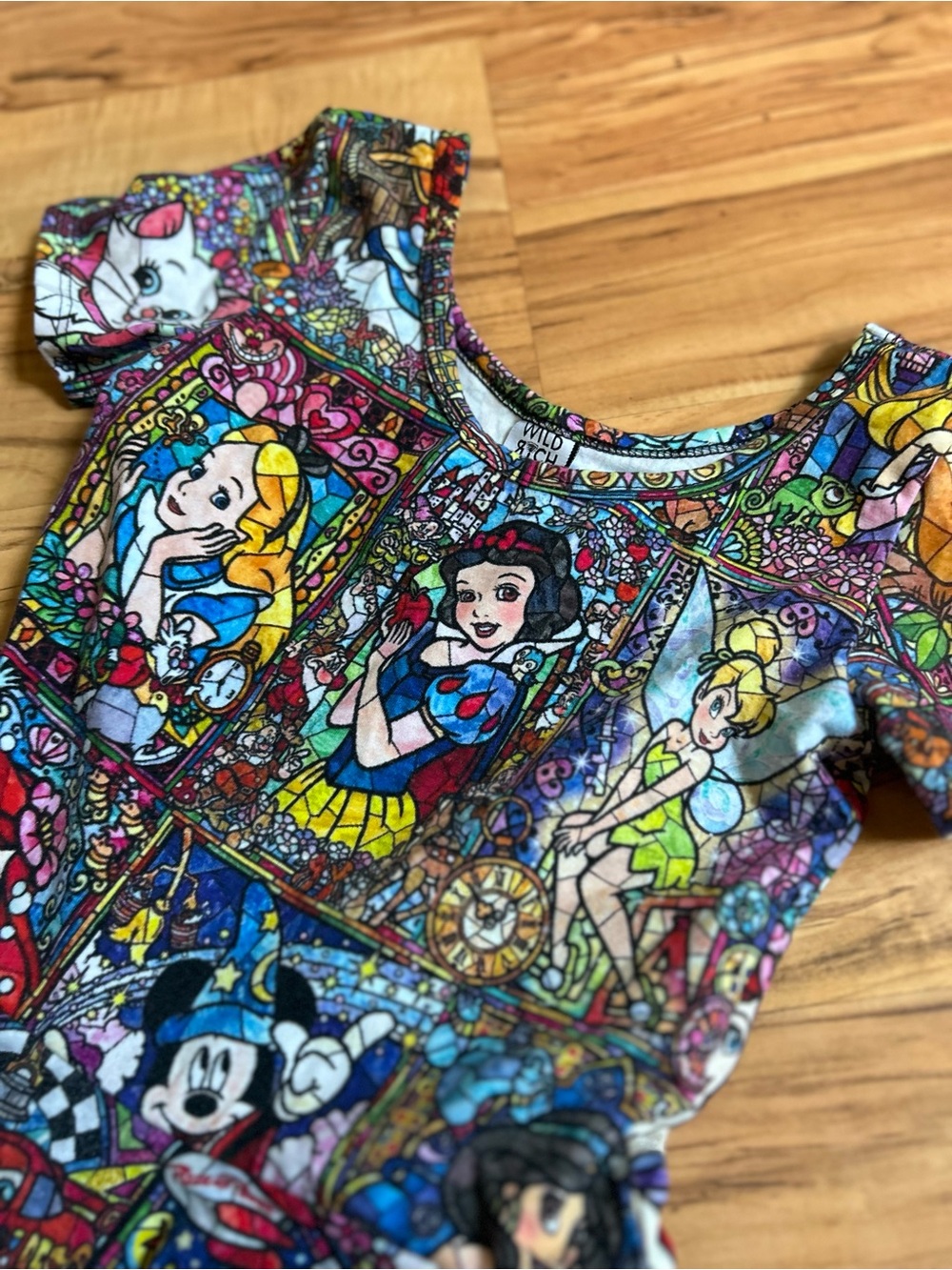WRK Wild Rich Kids skirted Leo Rare Disney Stained Glass Print